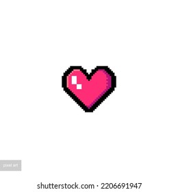 pixel art small heart icon