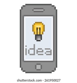 Pixel Art Smart Phone Idea