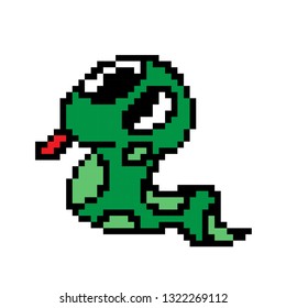 pixel art snake