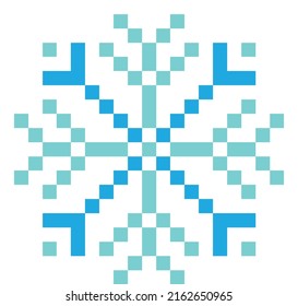 pixel art snow figures for games or applications