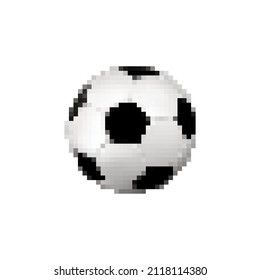 Pixel Art Soccer Ball Illustration Stock Vector (Royalty Free ...