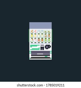 Pixel art soft drink vending machine.