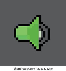 Pixel art. sound or speaker isolated