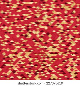 A pixel art style background with a grunge texture overlay
