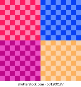 Pixel art style colorful  vector background with squares