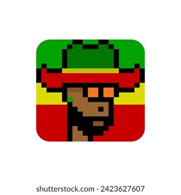 icono de estilo de arte en píxeles
