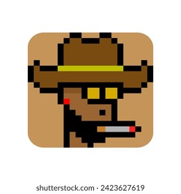 pixel art style icon simple