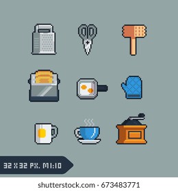 Kitchen Utensil Pixel Art Images Stock Photos Vectors Shutterstock