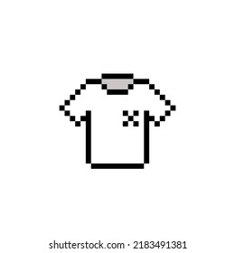 pixel art style, old videogames style, retro style 18 bit white letter x t shirt vector