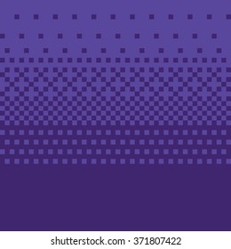 Pixel art style purple gradient vector background 
