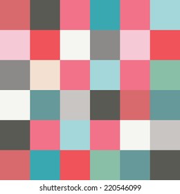 A pixel art style vector background