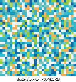 Pixel art style vector background