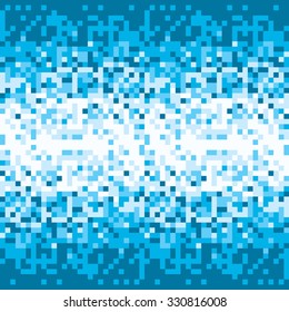 Pixel art style vector background