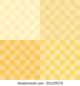 Pixel art style yellow vector background with squares