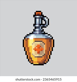 Pixel art Syrup. Pixelated Syrup. Maple Syrup autumn fall icons background pixelated
for the pixel art game and icon for website and video game. old school retro.