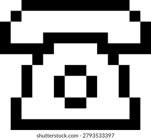 Pixel Art Table Telephone Icon