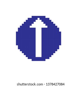 pixel art Traffic Signs