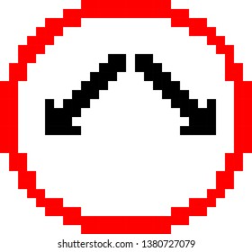pixel art Traffic Signs