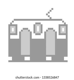 pixel art train2