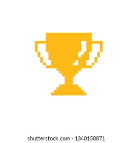 pixel art trophy