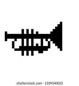 Pixel Art Trumpet