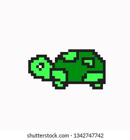 pixel art turtle