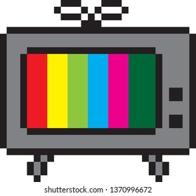 pixel art TV