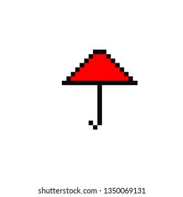 pixel art umbrella
