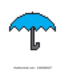 pixel art umbrella
