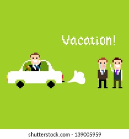 Pixel Art Vacation