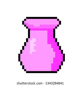 pixel art vase