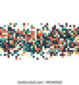 Pixel Art Vector Background