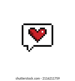 pixel art  vector game 8 bit icon

Pixel art Chat  with heart vector game 8 bit love  icon