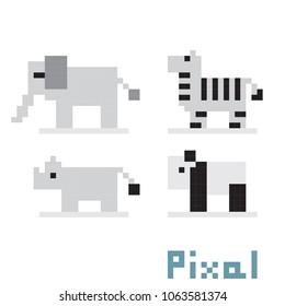 Pixel Art, Vector, Game, Video Game, icon, Pixel, Animal