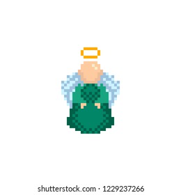 Pixel art vector icon. Sign for web, mobile design and 8 bit games.
Vector illustration. Christmas, winter, holiday symbol.