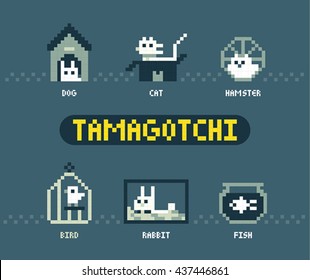 pixel art vector illustration
