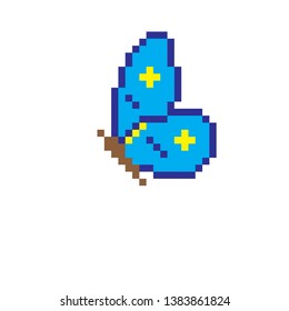 pixel art vectr butterfly colorful