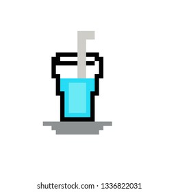 pixel art water