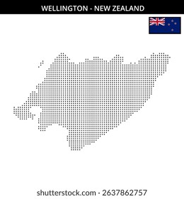 Pixel art of Wellington New Zealand