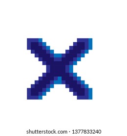 pixel art X