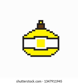 pixel art Yellow perfume