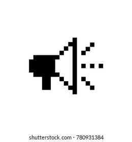Pixel arted speaker icon