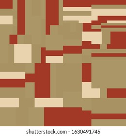 Pixel Background Abstract Geometric Brick Vector Art
