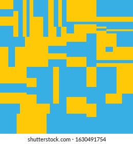 Pixel Background Abstract Geometric Brick Vector Art