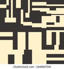 Pixel Background Abstract Geometric Brick Vector Art
