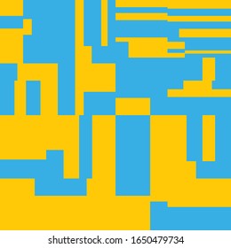 Pixel Background Abstract Geometric Brick Vector Art