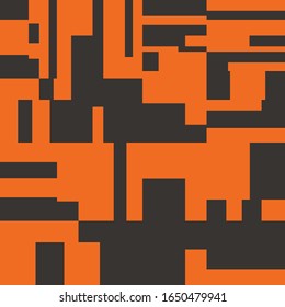 Pixel Background Abstract Geometric Brick Vector Art