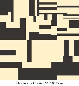 Pixel Plano de Fundo Abstract Geometric Brick Vetor Art