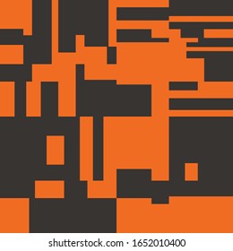 Abstrakte Vektorillustration für geometrische Pixel-Hintergründe
