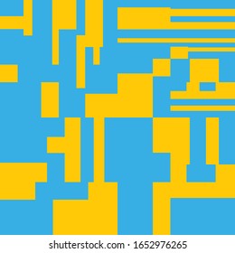 Pixel Background Abstract Geometric Brick Vector Art